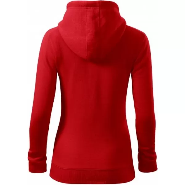  Hanorac de dama MALFINI TRENDY ZIPPER 411 ROŞU 