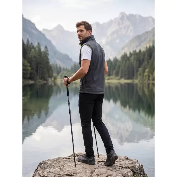  Vestă softshell pentru bărbați MALFINI VISION 517 GRI OȚEL 