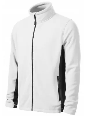 Hanorac pentru bărbați din fleece MALFINI FROSTY 527 ALB