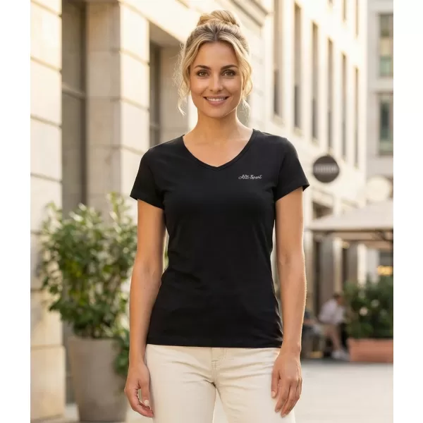  Tricou pentru femei ALTISPORT LUKENA LTSS701 NEGRU 