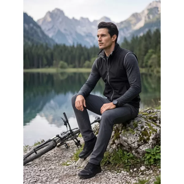  Vestă softshell pentru bărbați MALFINI VISION 517 NEGRU 