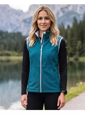 Vesta softshell dama MALFINI VISION 516 TURCOAZ ÎNCHIS