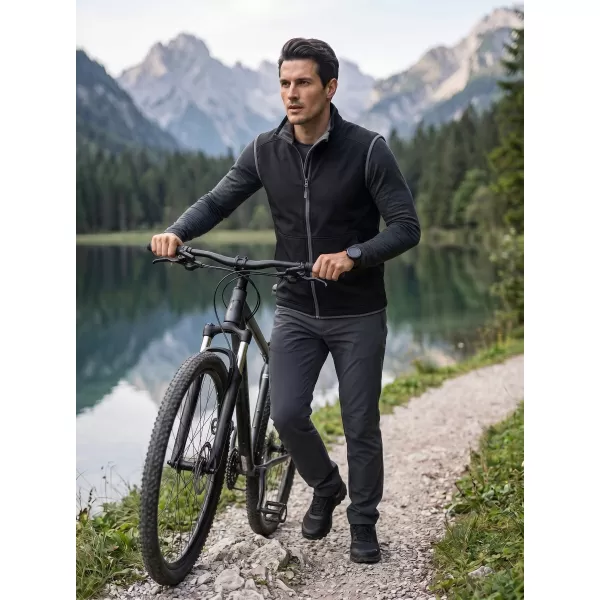  Vestă softshell pentru bărbați MALFINI VISION 517 NEGRU 