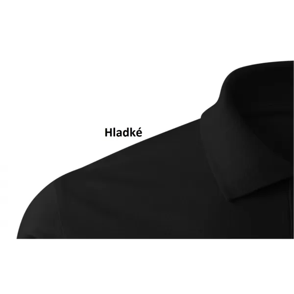  Tricou de damă cu guler MALFINI SINGLE J. 223 NEGRU 