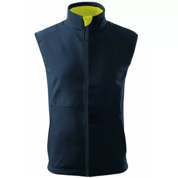  Vestă softshell pentru bărbați MALFINI VISION 517 ALBASTRU MARIN 