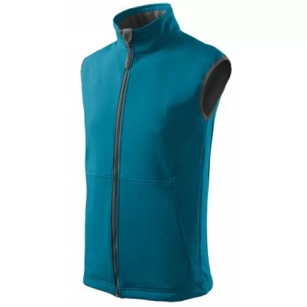  Vestă softshell pentru bărbați MALFINI VISION 517 TURCOAZ ÎNCHIS 