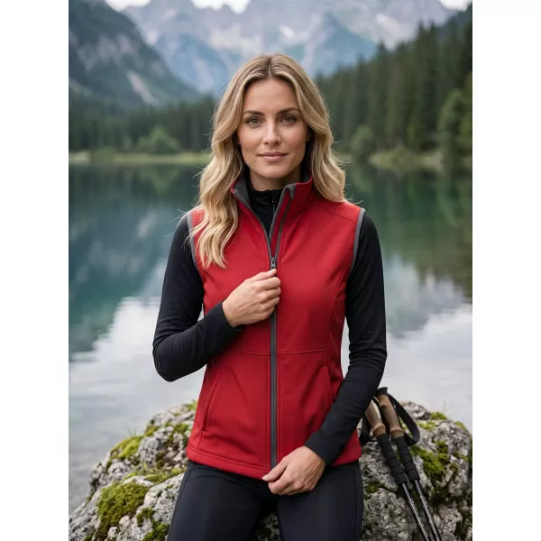  Vesta softshell dama MALFINI VISION 516 ROŞU 