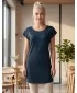 Tricou lung de damă MALFINI LOVE 123 ALBASTRU MARIN