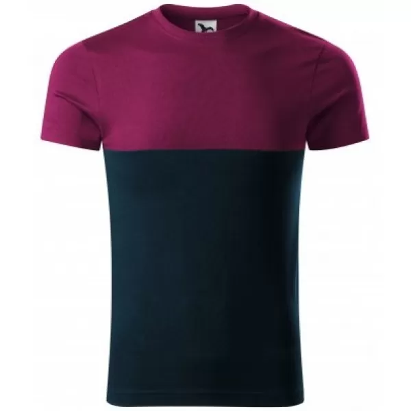  Tricou pentru bărbați MALFINI CONNECTION 177 FUCSIE 