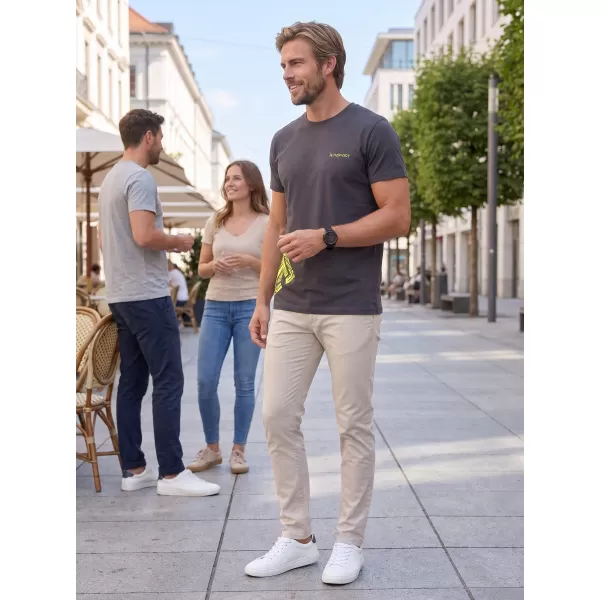  Tricou pentru bărbați ALTISPORT ALM013129 GRI ABANOS 