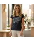 Tricou pentru femei ALTISPORT ALW005122 ALBASTRU MARIN