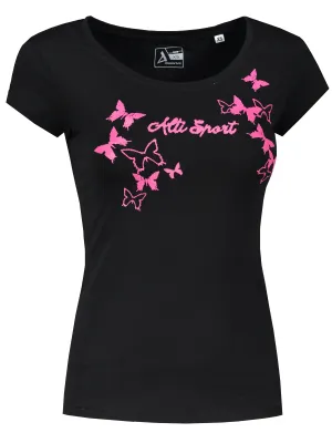 Tricou pentru femei ALTISPORT ALW011F61 NEGRU