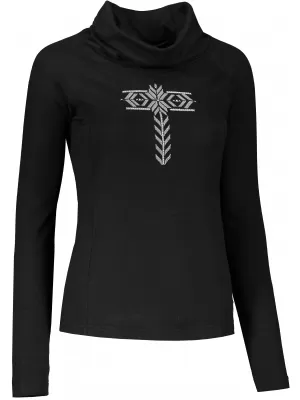Tricou de damă TORSTAI CHILLIWAK NEGRU