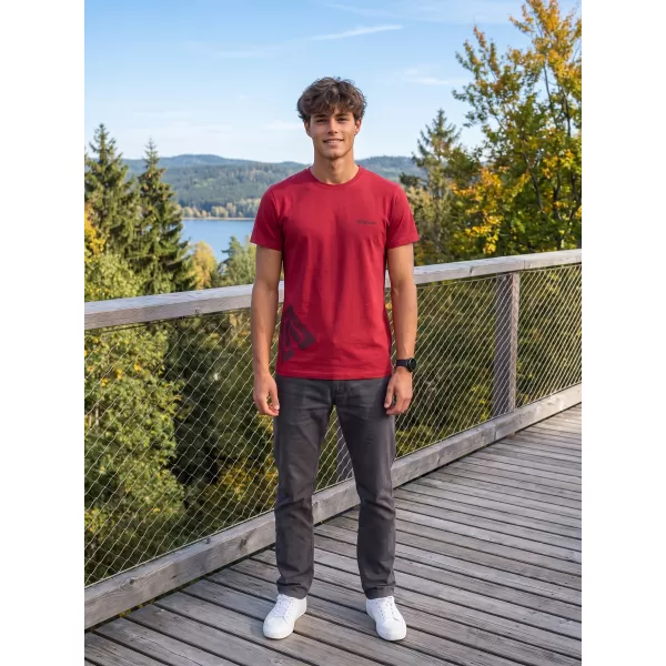  Tricou pentru bărbați ALTISPORT ALM013129 ROȘU MARLBORO 
