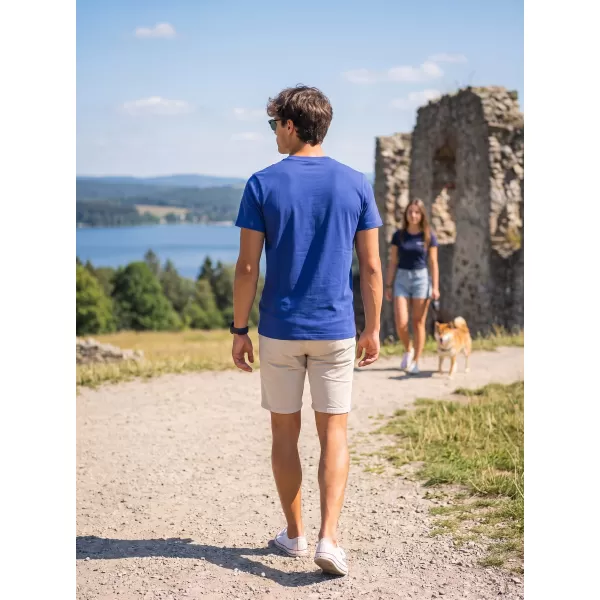  Tricou pentru bărbați ALTISPORT ALM013129 ALBASTRU REGAL 