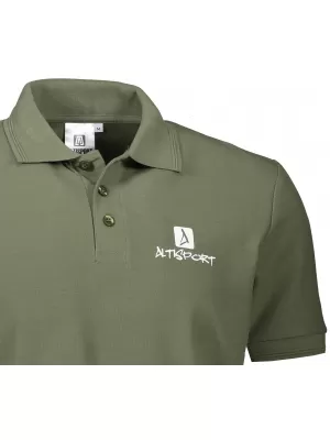 Tricou pentru bărbați cu guler ALTISPORT ALM008203 KAKI