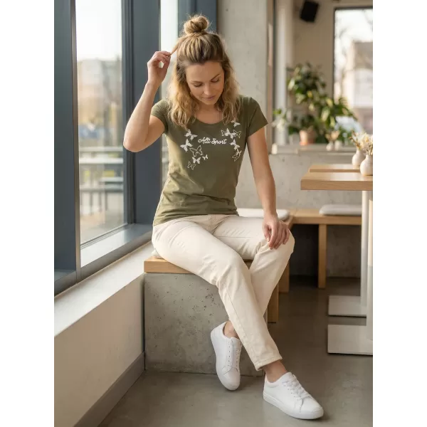  Tricou pentru femei ALTISPORT ALW011F61 KAKI 
