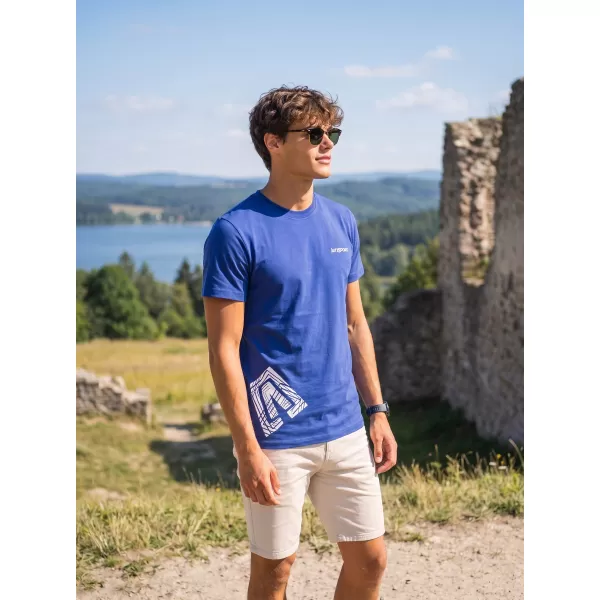  Tricou pentru bărbați ALTISPORT ALM013129 ALBASTRU REGAL 