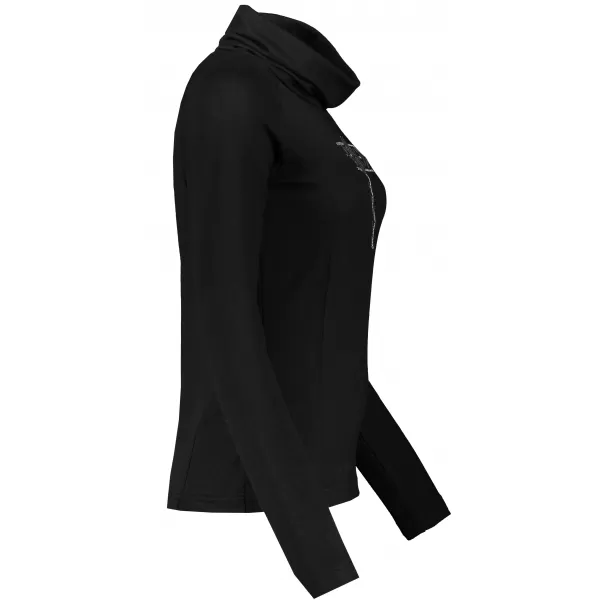  Tricou de damă TORSTAI CHILLIWAK NEGRU 