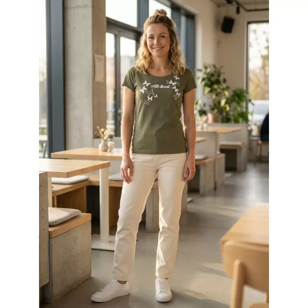  Tricou pentru femei ALTISPORT ALW011F61 KAKI 