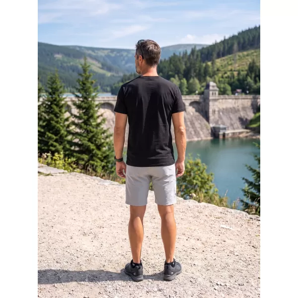  Tricou pentru bărbați ALTISPORT ALM013129 NEGRU ȘI ROȘU 