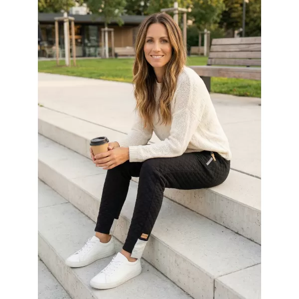  Pantaloni de trening pentru femei TORSTAI LAUSANNE NEGRU 