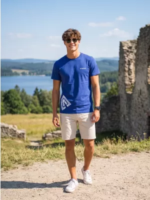 Tricou pentru bărbați ALTISPORT ALM013129 ALBASTRU REGAL