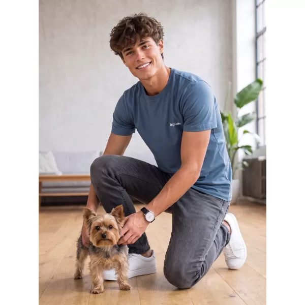  Tricou pentru bărbați ALTISPORT ALM013129 DENIM 