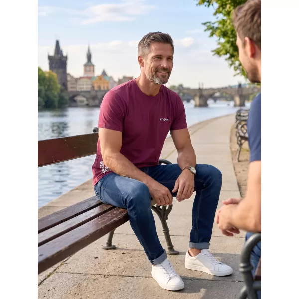  Tricou pentru bărbați ALTISPORT ALM013129 FUCSIE 