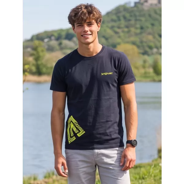  Tricou pentru bărbați ALTISPORT ALM013129 ALBASTRU MARIN 
