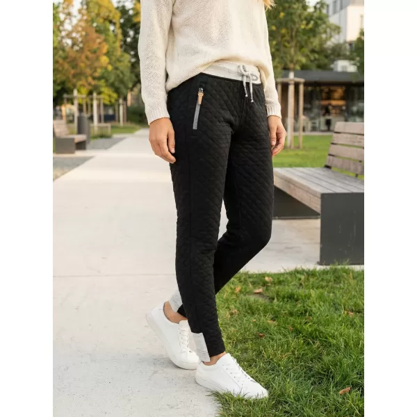  Pantaloni de trening pentru femei TORSTAI LAUSANNE NEGRU 