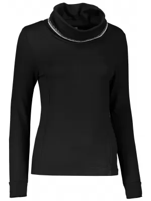 Tricou de damă TORSTAI CAMROSE NEGRU