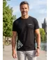 Tricou pentru bărbați ALTISPORT ALM013129 ALB-NEGRU