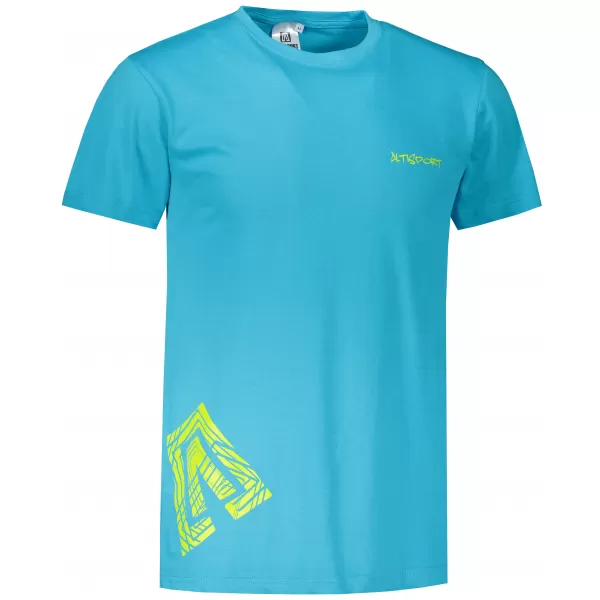  Tricou pentru bărbați ALTISPORT ALM013129 TURCOAZ 