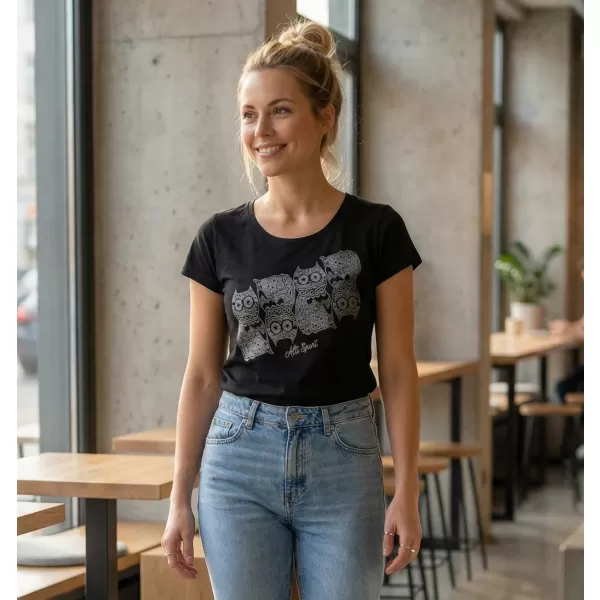  Tricou pentru femei ALTISPORT ALW005122 NEGRU 