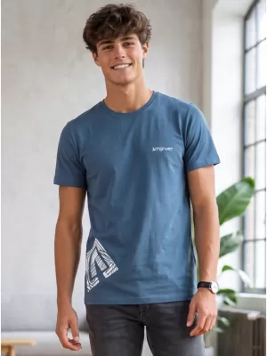 Tricou pentru bărbați ALTISPORT ALM013129 DENIM
