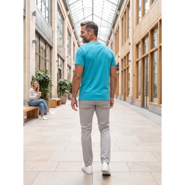  Tricou pentru bărbați ALTISPORT ALM013129 TURCOAZ 