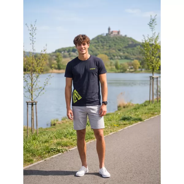  Tricou pentru bărbați ALTISPORT ALM013129 ALBASTRU MARIN 