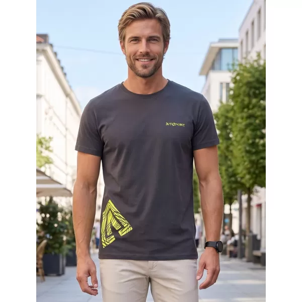  Tricou pentru bărbați ALTISPORT ALM013129 GRI ABANOS 