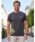 Tricou pentru bărbați ALTISPORT ALM013129 GRI ABANOS