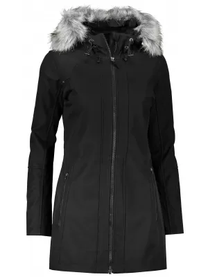 Palton softshell pentru doamne ALPINE PRO MASIA LCTS137 NEGRU