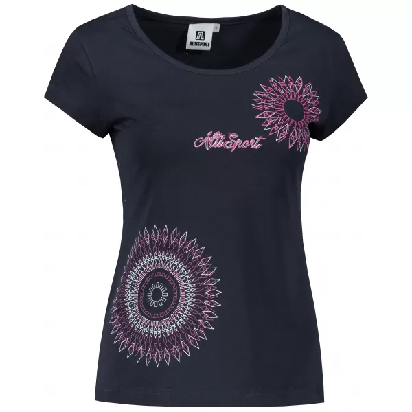  Tricou pentru femei ALTISPORT ALW024122 ALBASTRU ROZ 