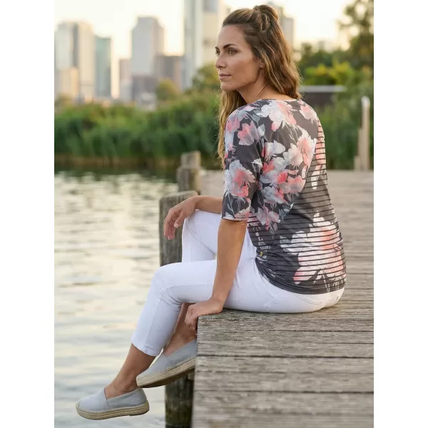  Tricou pentru femei KIXMI KRISTIE GRI INCHIS 