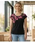Tricou pentru femei ALTISPORT GABU NEGRU