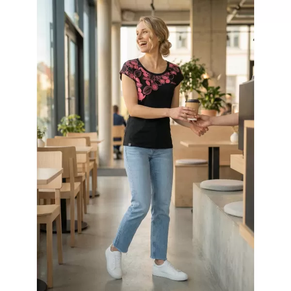  Tricou pentru femei ALTISPORT GABU NEGRU 