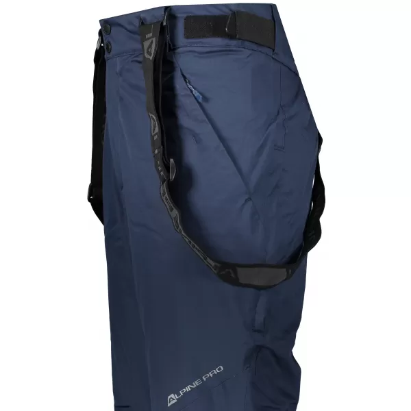  Pantaloni de schi ALPINE PRO SANGO 8 MPAS477 ALBASTRU ÎNCHIS 