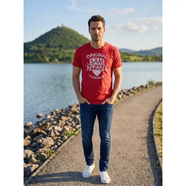  Cămaşă SAM 73 LIAM MT 768 ROŞU 