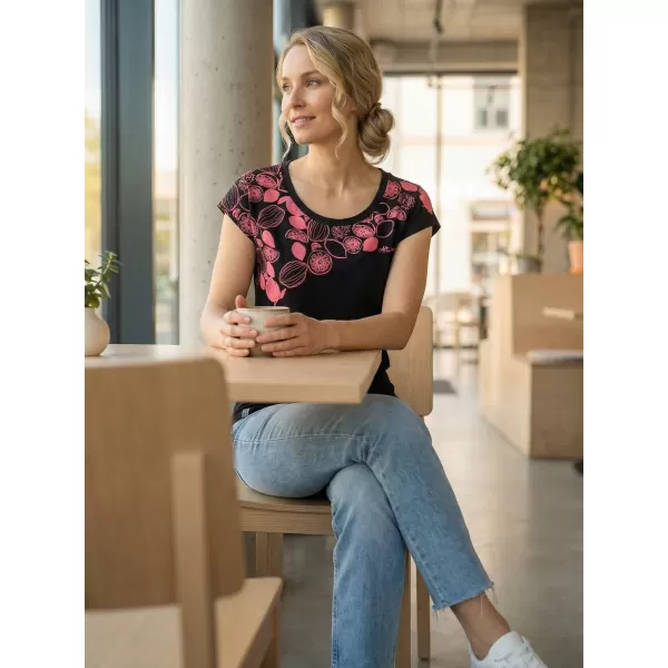  Tricou pentru femei ALTISPORT GABU NEGRU 