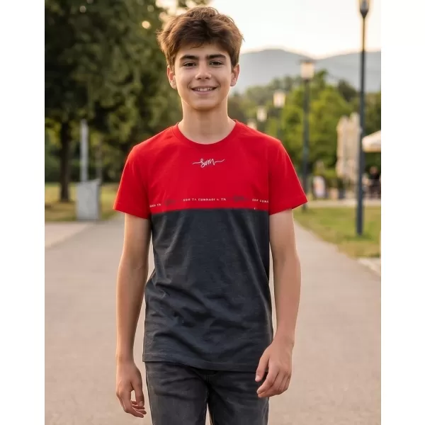  Cămașă de băieți SAM 73 BARRY BT 542 NEGRU 