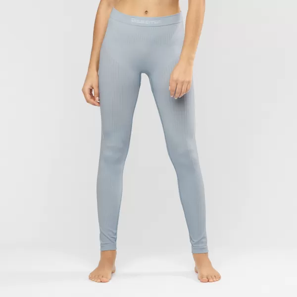  Pantaloni termici de dama SALOMON PRIMO WARM TIGHT SEAMLESS LC1378200 KENTUCKY BLUE 